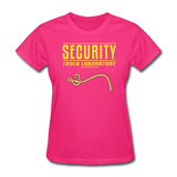 "Security Ebola Laboratory" - Women's T-Shirt fuchsia / S - LabRatGifts - 4