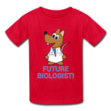 "Future Biologist" (Matt) - Kids' T-Shirt red / XS - LabRatGifts - 4