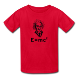 "Albert Einstein: E=mc²" - Kids' T-Shirt red / XS - LabRatGifts - 5