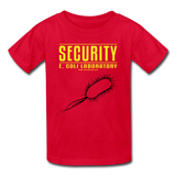 "Security E. Coli Laboratory" - Kids' T-Shirt red / XS - LabRatGifts - 2