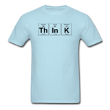 "ThInK" (black) - Men's T-Shirt powder blue / S - LabRatGifts - 4