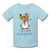 "Future Scientist" (Matt) - Kids' T-Shirt powder blue / XS - LabRatGifts - 1