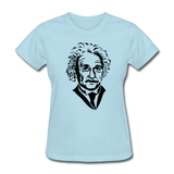 "Albert Einstein" - Women's T-Shirt powder blue / S - LabRatGifts - 11