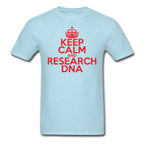 "Keep Calm and Research DNA" (red) - Men's T-Shirt powder blue / S - LabRatGifts - 5