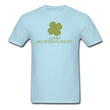 "Lucky Microbiologist" - Men's T-Shirt powder blue / S - LabRatGifts - 14