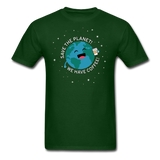 "Save the Planet" - Men's T-Shirt forest green / S - LabRatGifts - 3