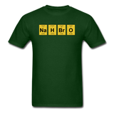 "NaH BrO" - Men's T-Shirt forest green / S - LabRatGifts - 3