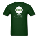"Biology Division" - Men's T-Shirt forest green / S - LabRatGifts - 2