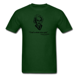 "Albert Einstein: That's What She Said" - Men's T-Shirt forest green / S - LabRatGifts - 14