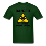 "Danger I'm Wicked Radiant Today" - Men's T-Shirt forest green / S - LabRatGifts - 14