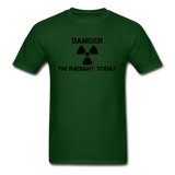 "Danger I'm Radiant Today" - Men's T-Shirt forest green / S - LabRatGifts - 14