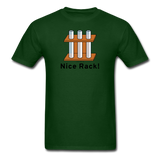 "Nice Rack" - Men's T-Shirt forest green / S - LabRatGifts - 13