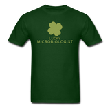 "Lucky Microbiologist" - Men's T-Shirt forest green / S - LabRatGifts - 15