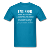 "Engineer" (white) - Men's T-Shirt turquoise / S - LabRatGifts - 12