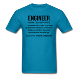 "Engineer" (black) - Men's T-Shirt turquoise / S - LabRatGifts - 6