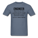 "Engineer" (black) - Men's T-Shirt denim / S - LabRatGifts - 12