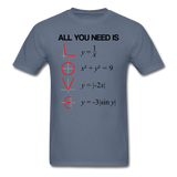 "All You Need is Love" - Men's T-Shirt denim / S - LabRatGifts - 5