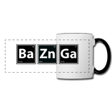 "BaZnGa" - Panoramic Mug white/black / One size - LabRatGifts - 1