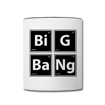 "BiG BaNg" - Mug white/black / One size - LabRatGifts - 1