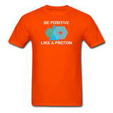 "Be Positive" (white) - Men's T-Shirt orange / S - LabRatGifts - 10