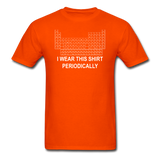 "I Wear this Shirt Periodically" (white) - Men's T-Shirt orange / S - LabRatGifts - 10
