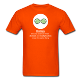 "Biology Division" - Men's T-Shirt orange / S - LabRatGifts - 12