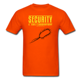 "Security E. Coli Laboratory" - Men's T-Shirt orange / S - LabRatGifts - 3