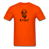 "Albert Einstein: E=mc²" - Men's T-Shirt orange / S - LabRatGifts - 3