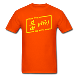 "May the Force Be With You" - Men's T-Shirt orange / S - LabRatGifts - 11