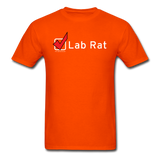 "Lab Rat, Check" - Men's T-Shirt orange / S - LabRatGifts - 3