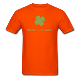 "Lucky Microbiologist" - Men's T-Shirt orange / S - LabRatGifts - 3