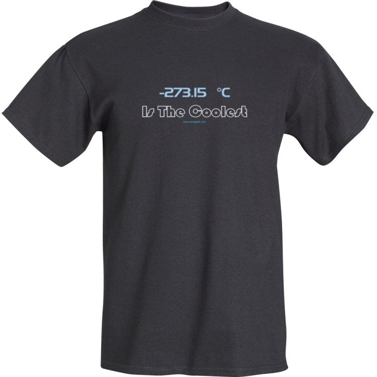 -273.15˚C is the Coolest Black T-Shirt Small - LabRatGifts - 2