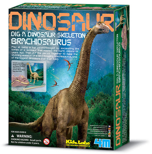 "Dig A Dinosaur Skeleton: Brachiosaurus" - Science Kit  - LabRatGifts - 1