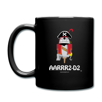 "AARRR2-D2" - Mug black / One size - LabRatGifts - 1