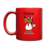 "Carbon, A Girl's Best Friend" - Mug red / One size - LabRatGifts - 2