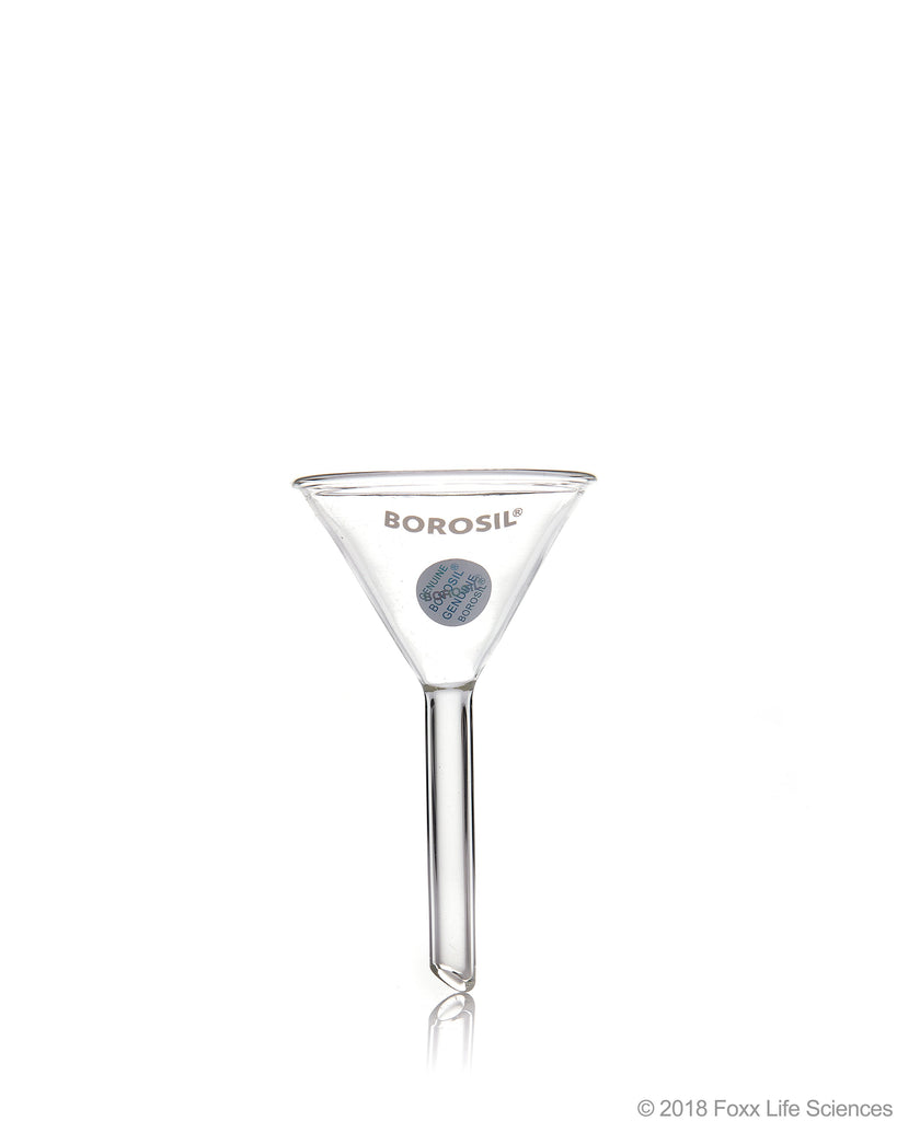 Borosil® Funnels - Short Stem - Plain - 60 deg 50 MM - ISO 4798 - 3.3 Borosilicate glass