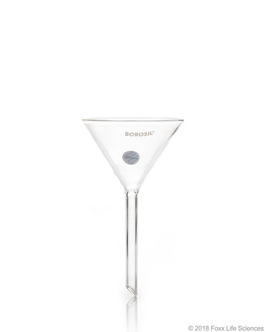 Borosil® Funnels - Short Stem - Plain - 60 deg 100 MM - ISO 4798 - 3.3 Borosilicate glass