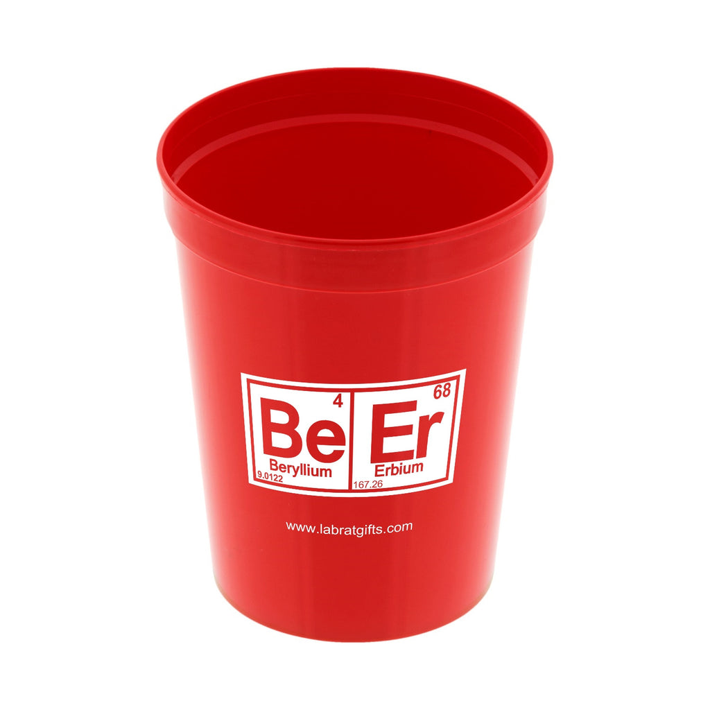 BeEr 16oz Red Stadium Cup  - LabRatGifts