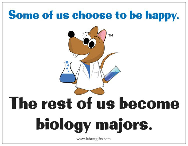 "Biology Majors" - Magnet Default Title - LabRatGifts