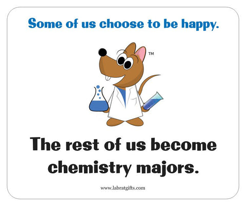 "Chemistry Majors" - Mouse Pad Default Title - LabRatGifts