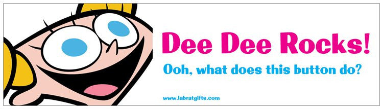 "Dee Dee Rocks" - Bumper Sticker Default Title - LabRatGifts