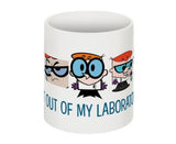 "Dexter - Get Out of My Laboratory" - Mug  - LabRatGifts - 2