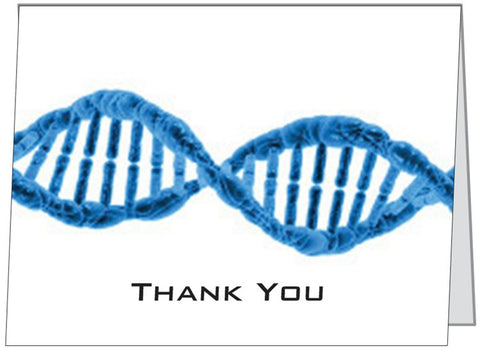 "Double Helix" - Thank You Card Default Title - LabRatGifts - 1