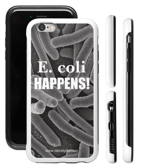 "E. coli Happens" - Protective iPhone 6/6s Case Default Title - LabRatGifts - 1