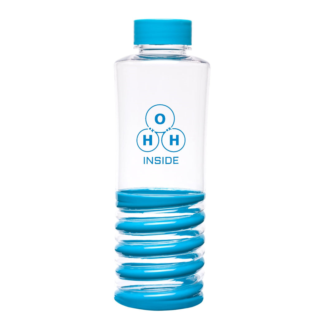 "H2O Inside" - 24oz Water Bottle  - LabRatGifts
