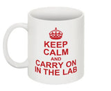 "Keep Calm and Carry On in the Lab" - Mug Default Title - LabRatGifts - 1