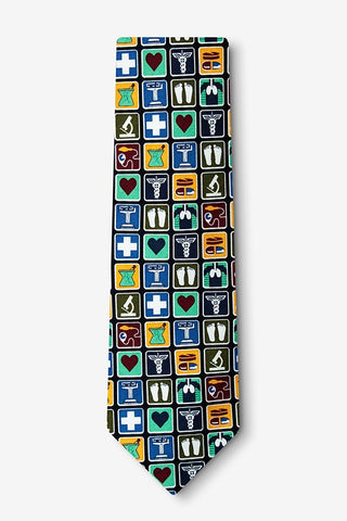 Medical Profession Extra Long Tie  - LabRatGifts - 1