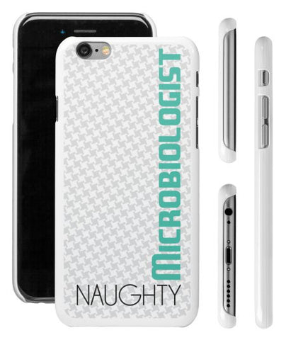 "Naughty Microbiologist" - iPhone 6/6s Case  - LabRatGifts - 1