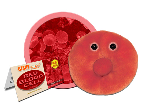 Red Blood Cell (Erythrocyte) - GIANTmicrobes® Plush Toy Default Title - LabRatGifts - 1