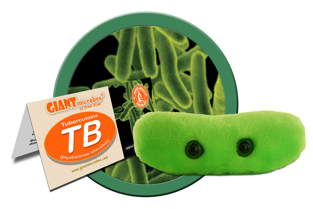TB (Mycobacterium Tuberculosis) - GIANTmicrobes® Plush Toy Default Title - LabRatGifts - 1